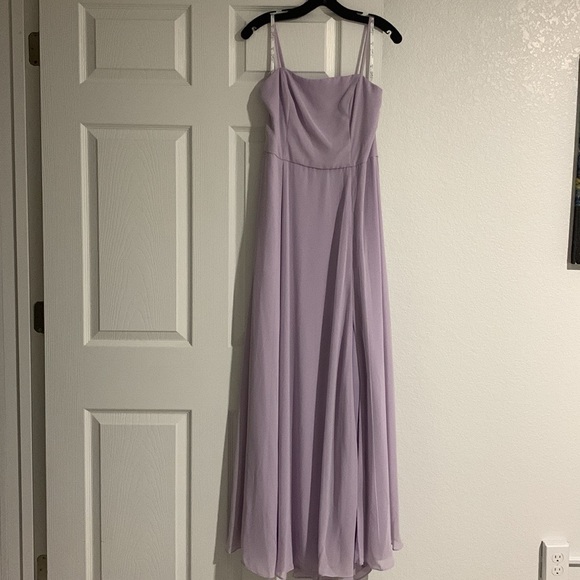 David’s Bridal Spaghetti Strap Dress - Picture 2 of 5